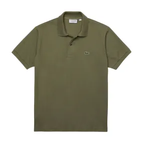 Polo Uomo Lacoste Classic Fit Verde Militare