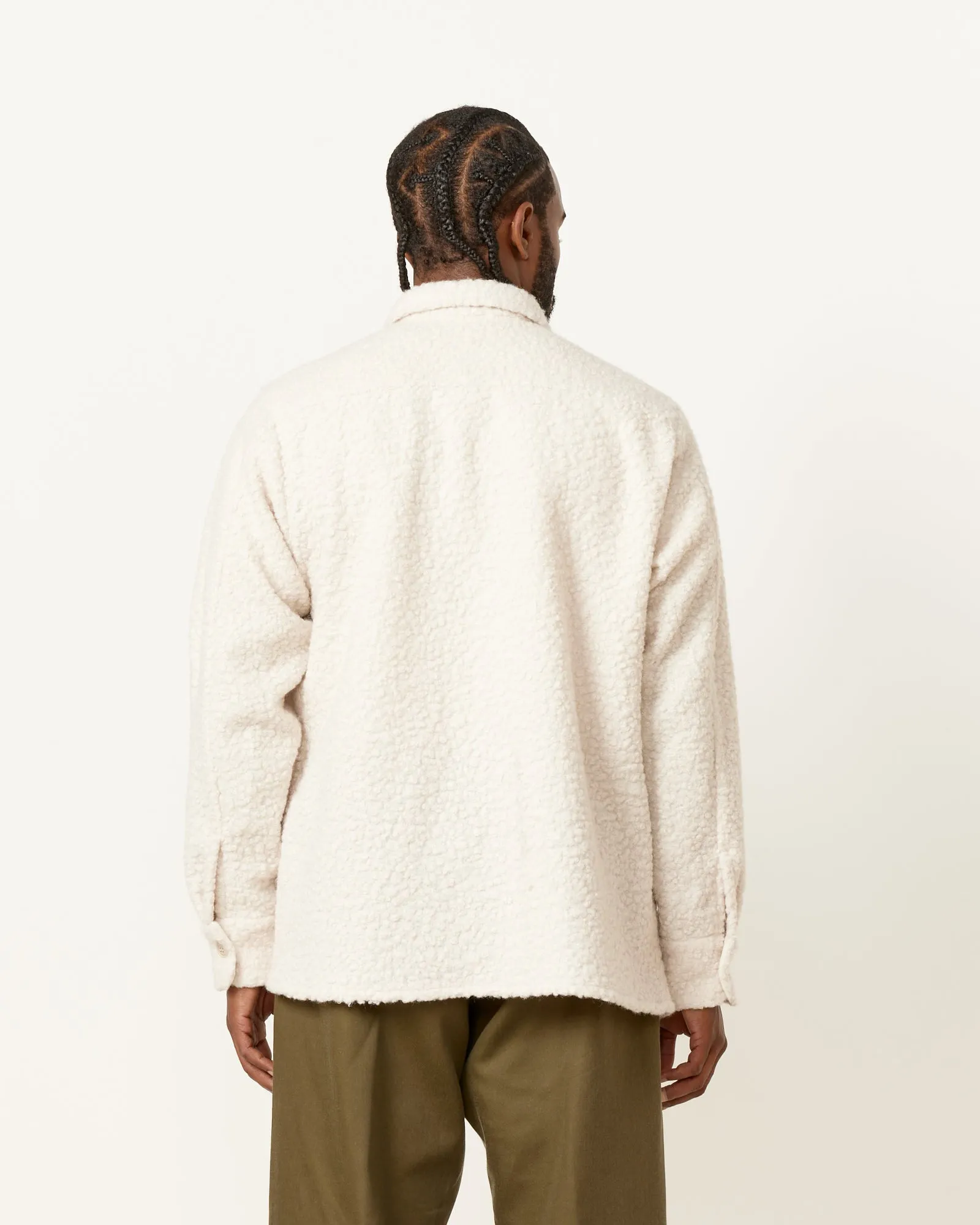 Porto Shirt Long Sleeve in Sherpa Snow