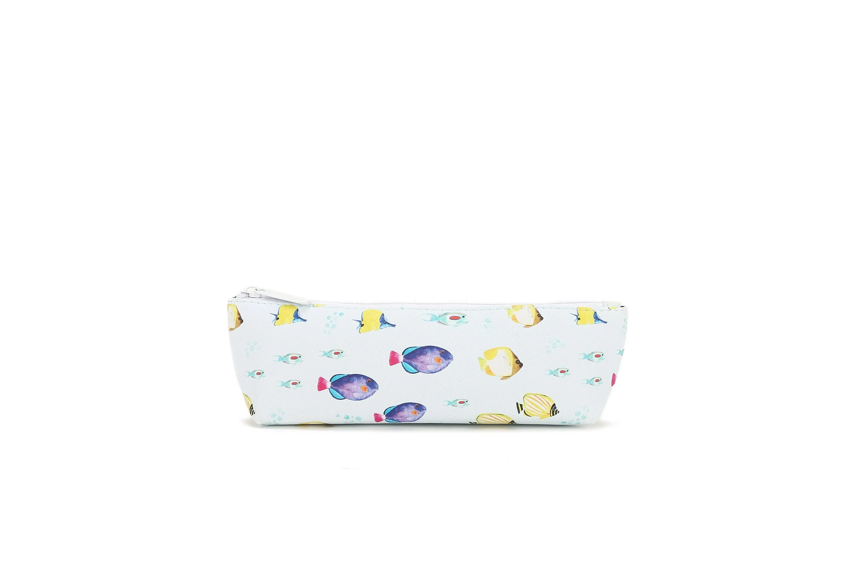 Pouch Pencil Case Fish ʻOhana Blue