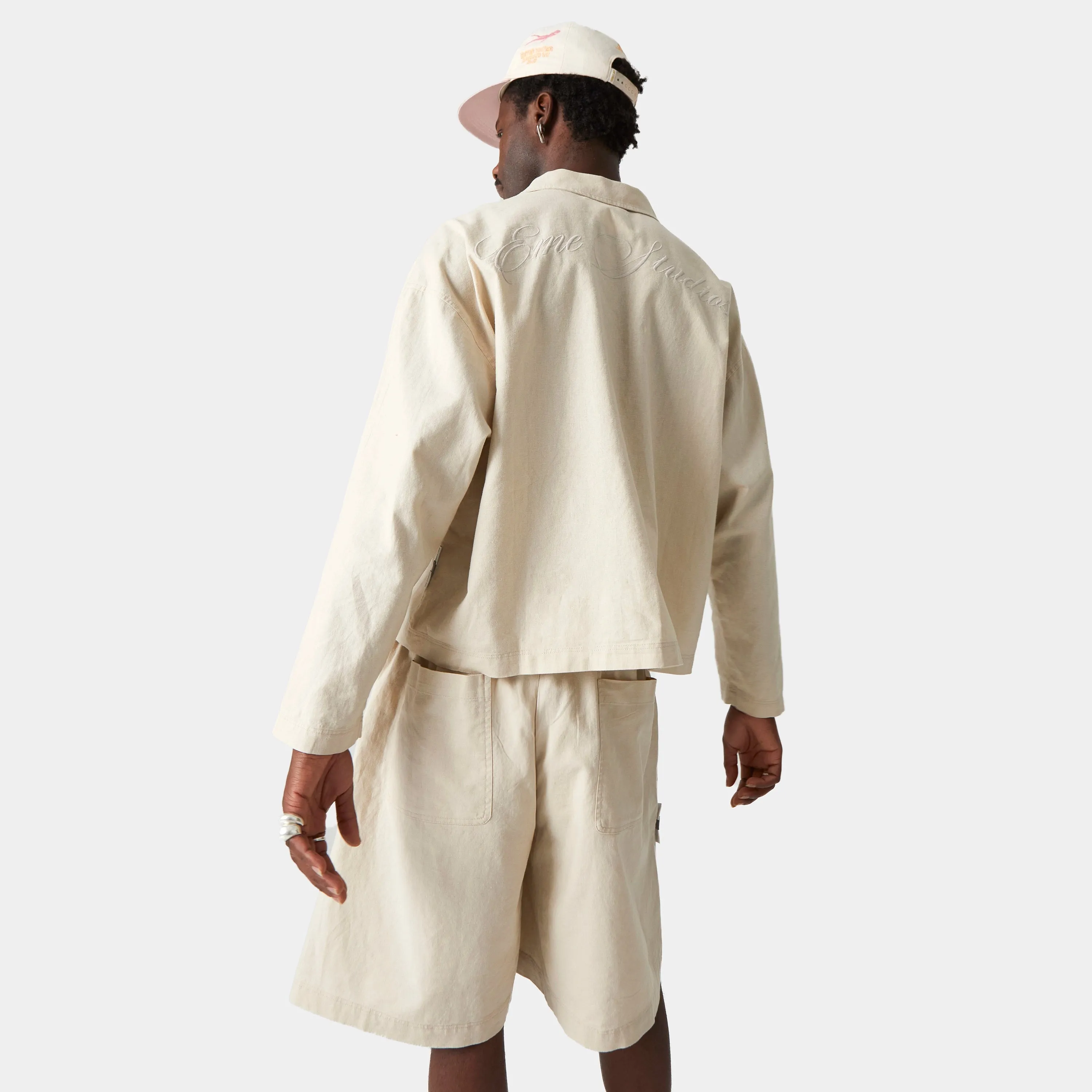 Quarry  Off Sand Linen Shirt