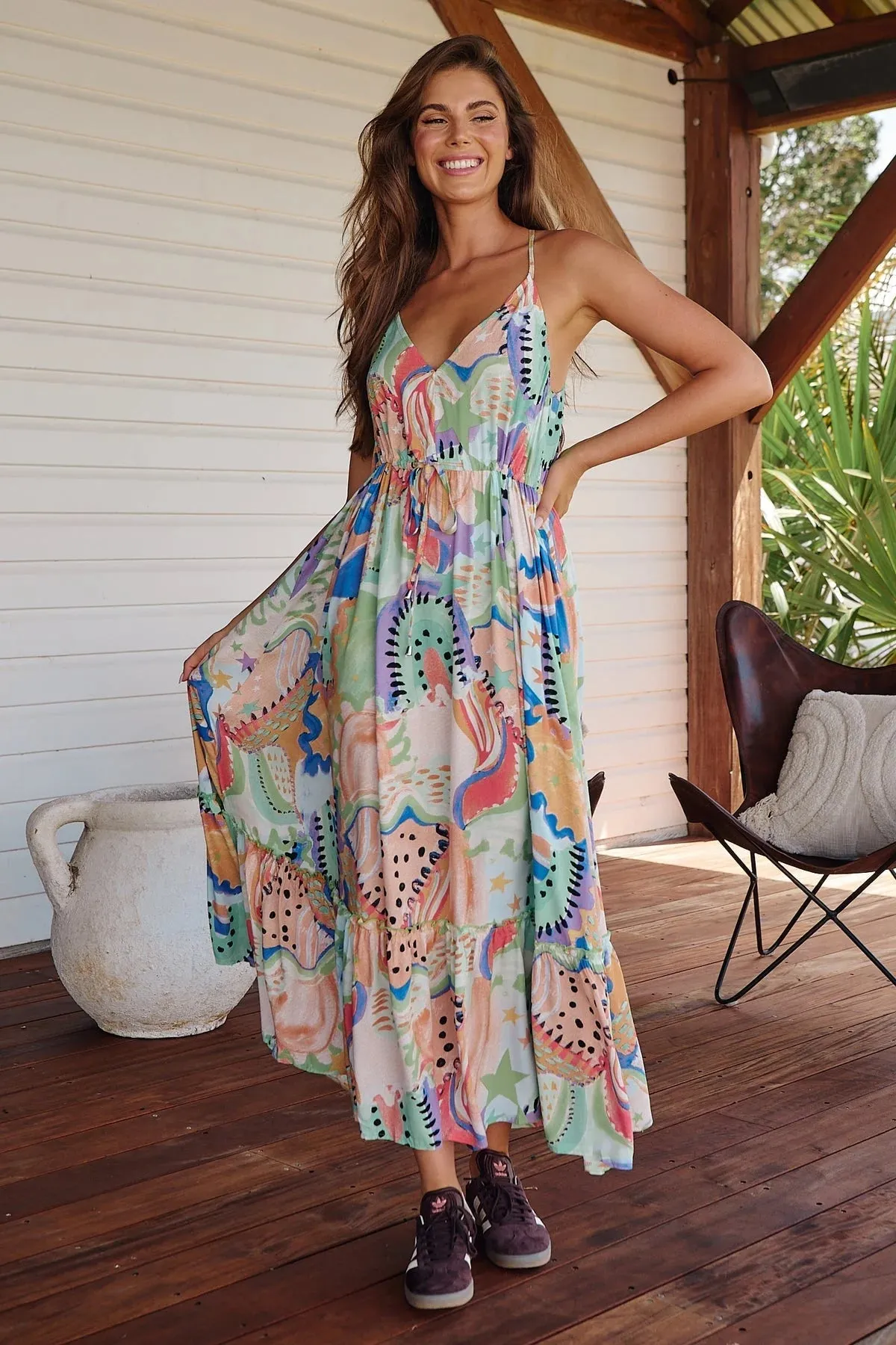 Reef Maxi Dress - Electric Feels Collection