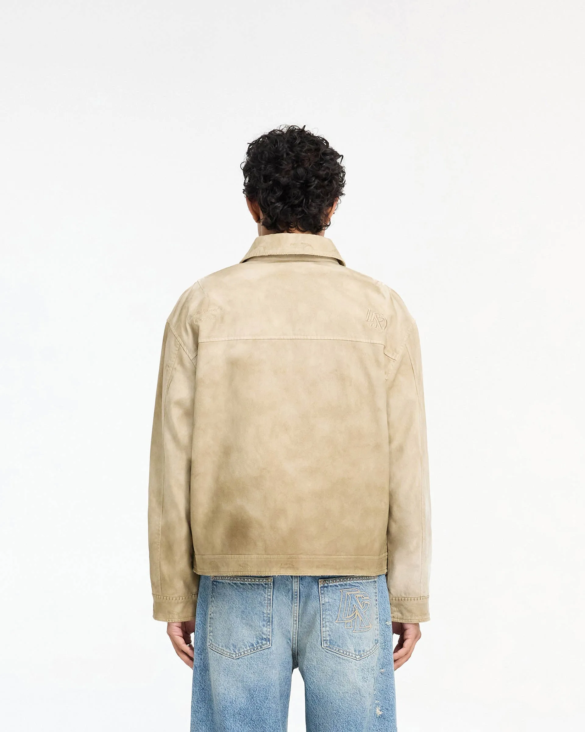 Represent X Duke   Dexter Multi Patch Carpenter Jacket - Sand