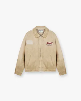 Represent X Duke   Dexter Multi Patch Carpenter Jacket - Sand