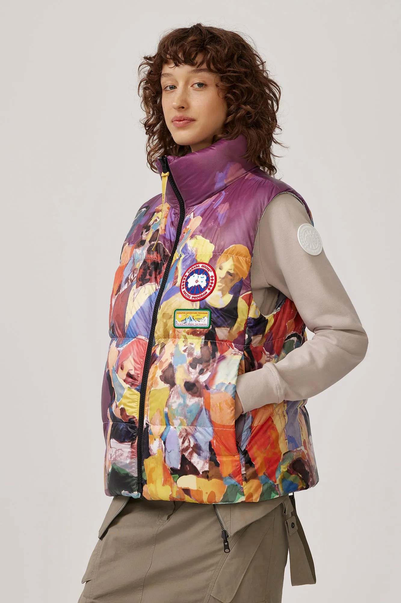 Reversible Puffer Vest for KidSuper