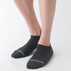 Right Angle Pile Plain Sneaker Socks