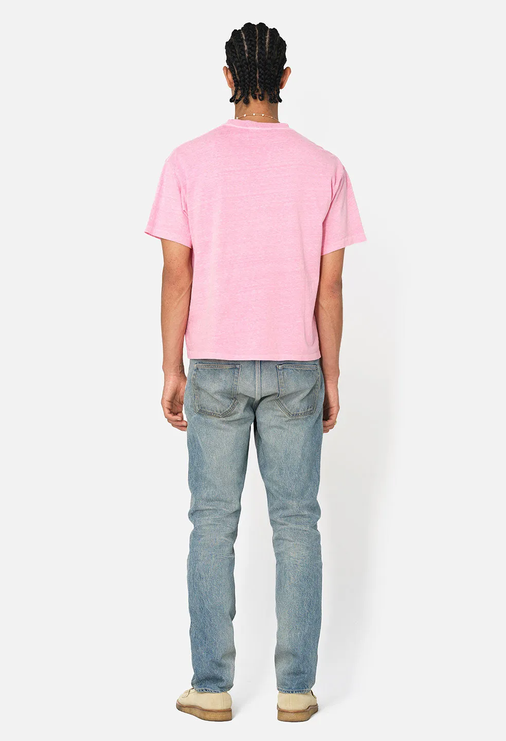 Riviera Cropped Tee / Coral