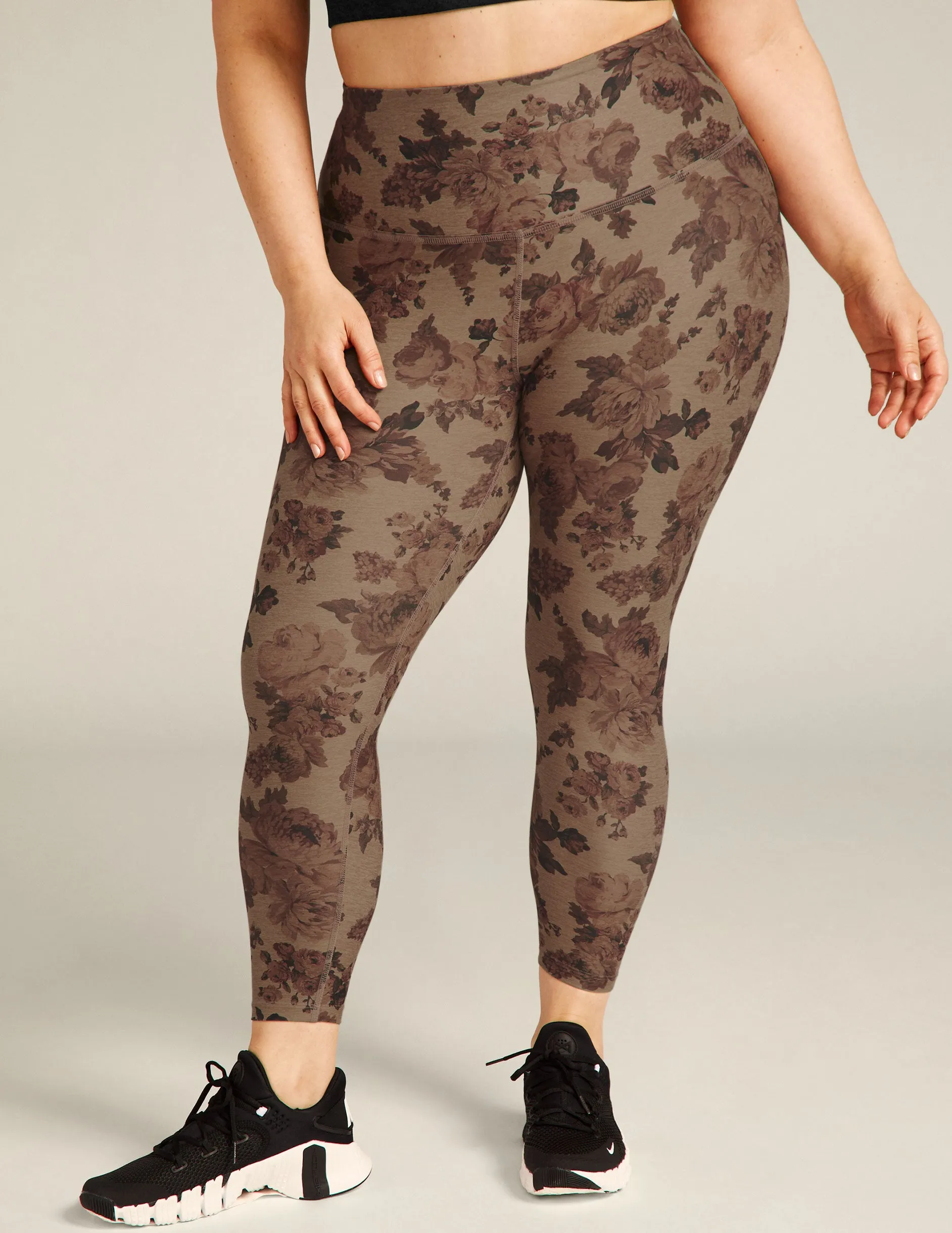 Romantic Floral SoftMark High Waisted Midi Legging