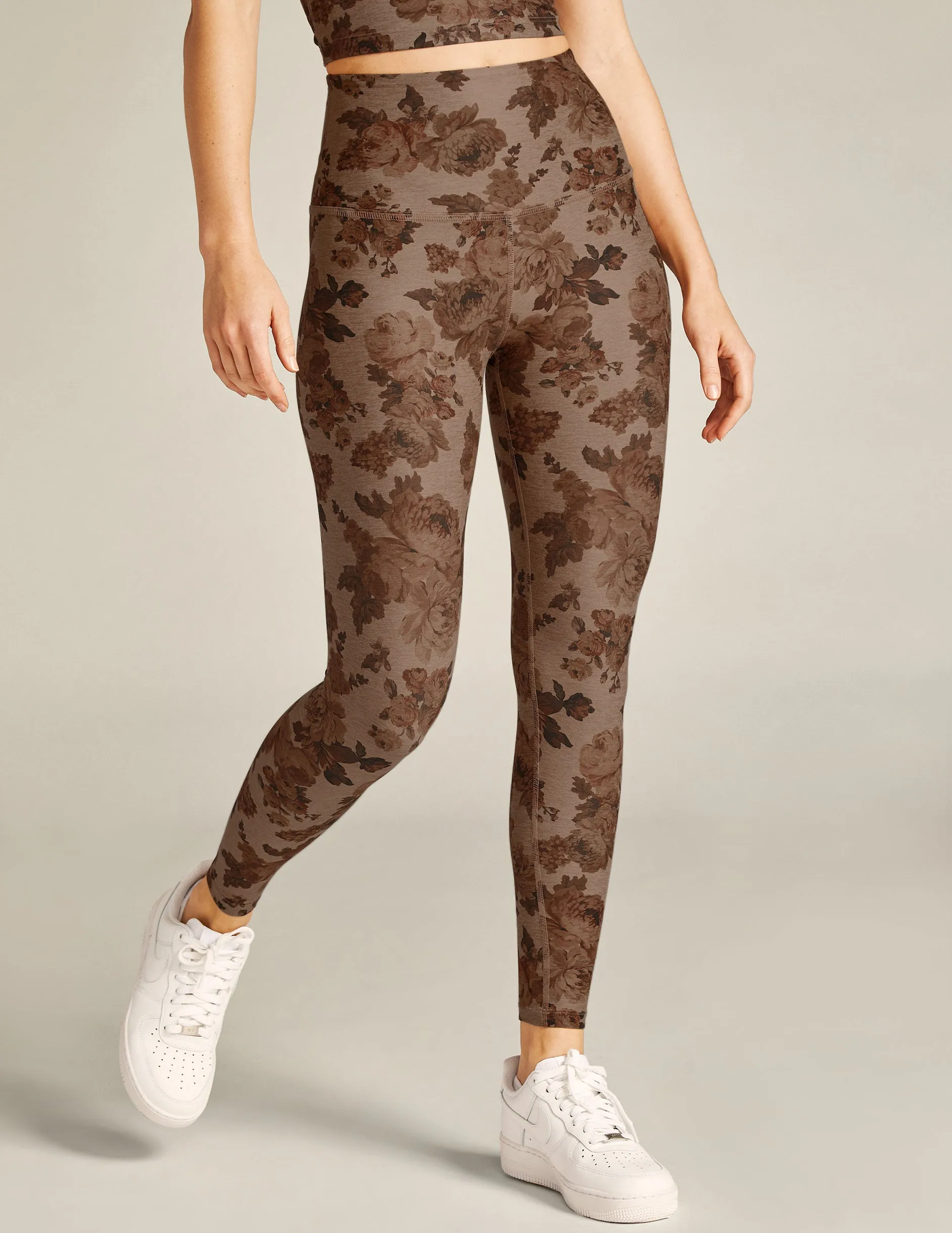 Romantic Floral SoftMark High Waisted Midi Legging