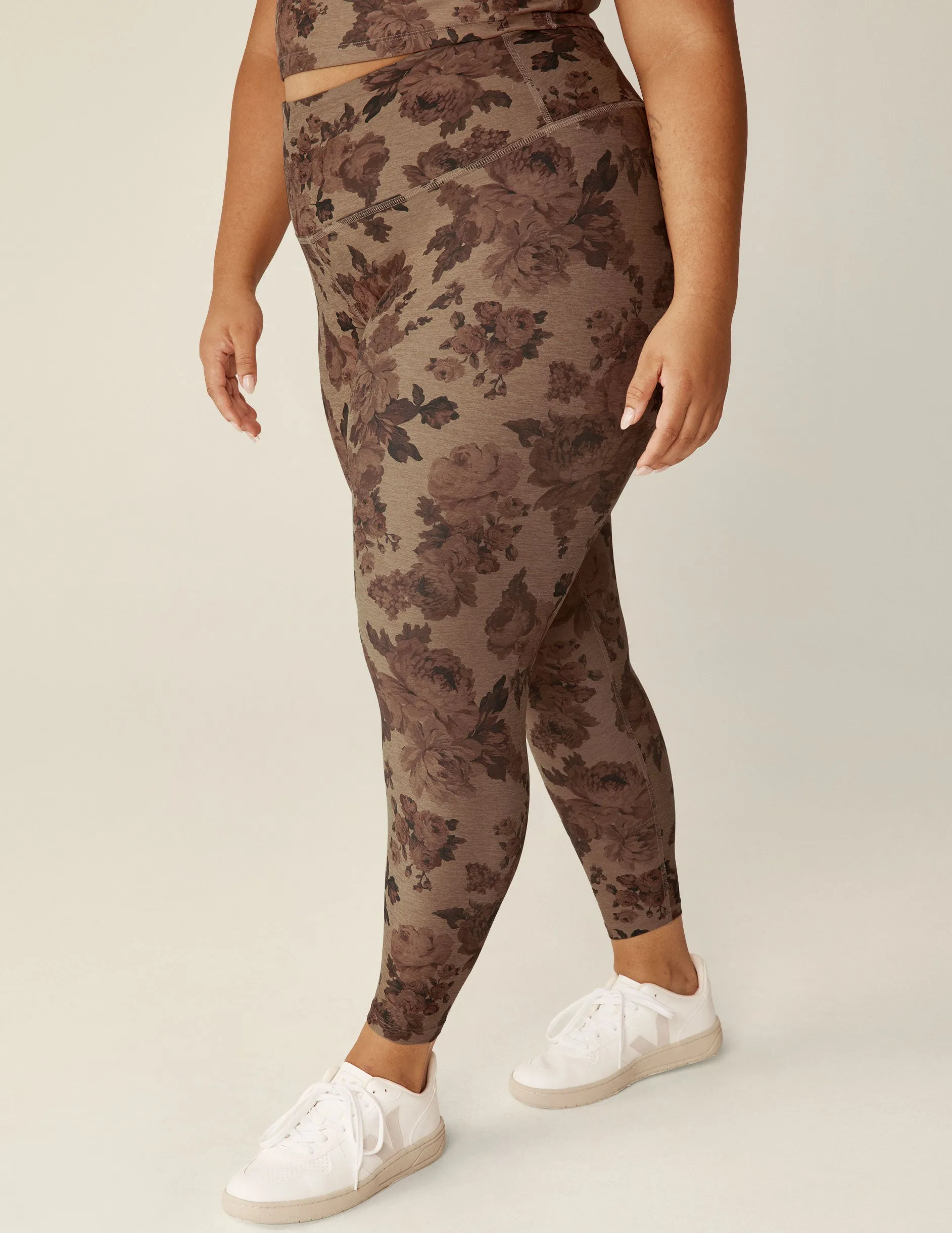 Romantic Floral SoftMark High Waisted Midi Legging