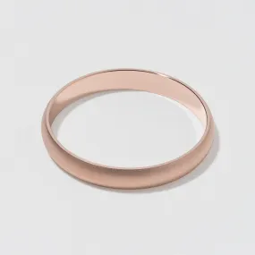 Rose Gold Classic Wedding Band - Matte 3mm