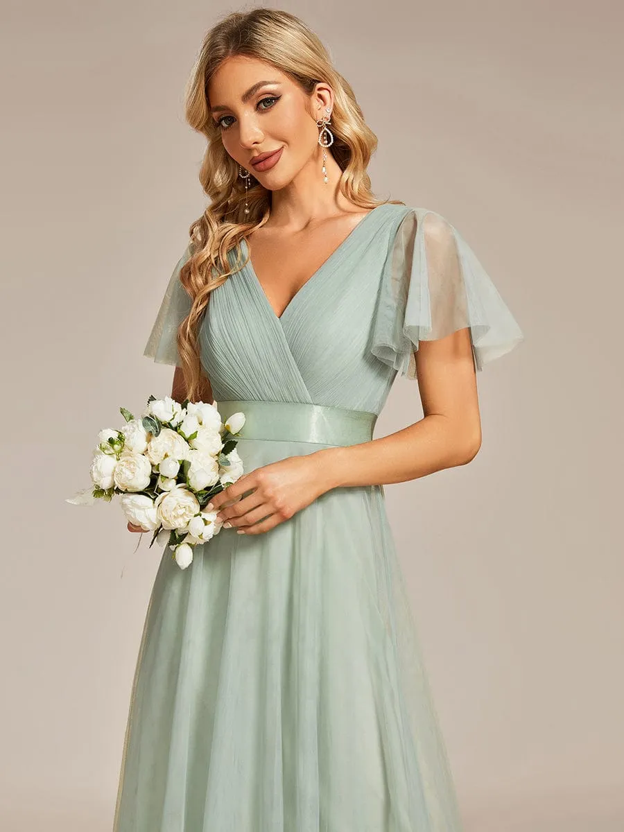 Sage Green Bridesmaid Gowns