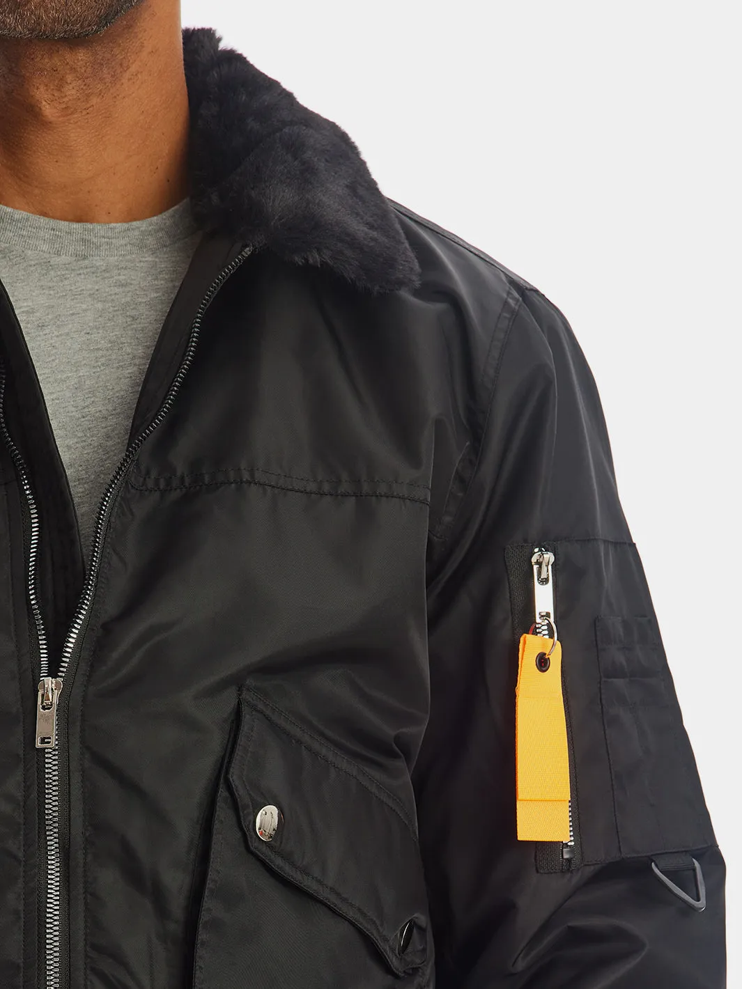 Sherpa Collar Bomber Jacket