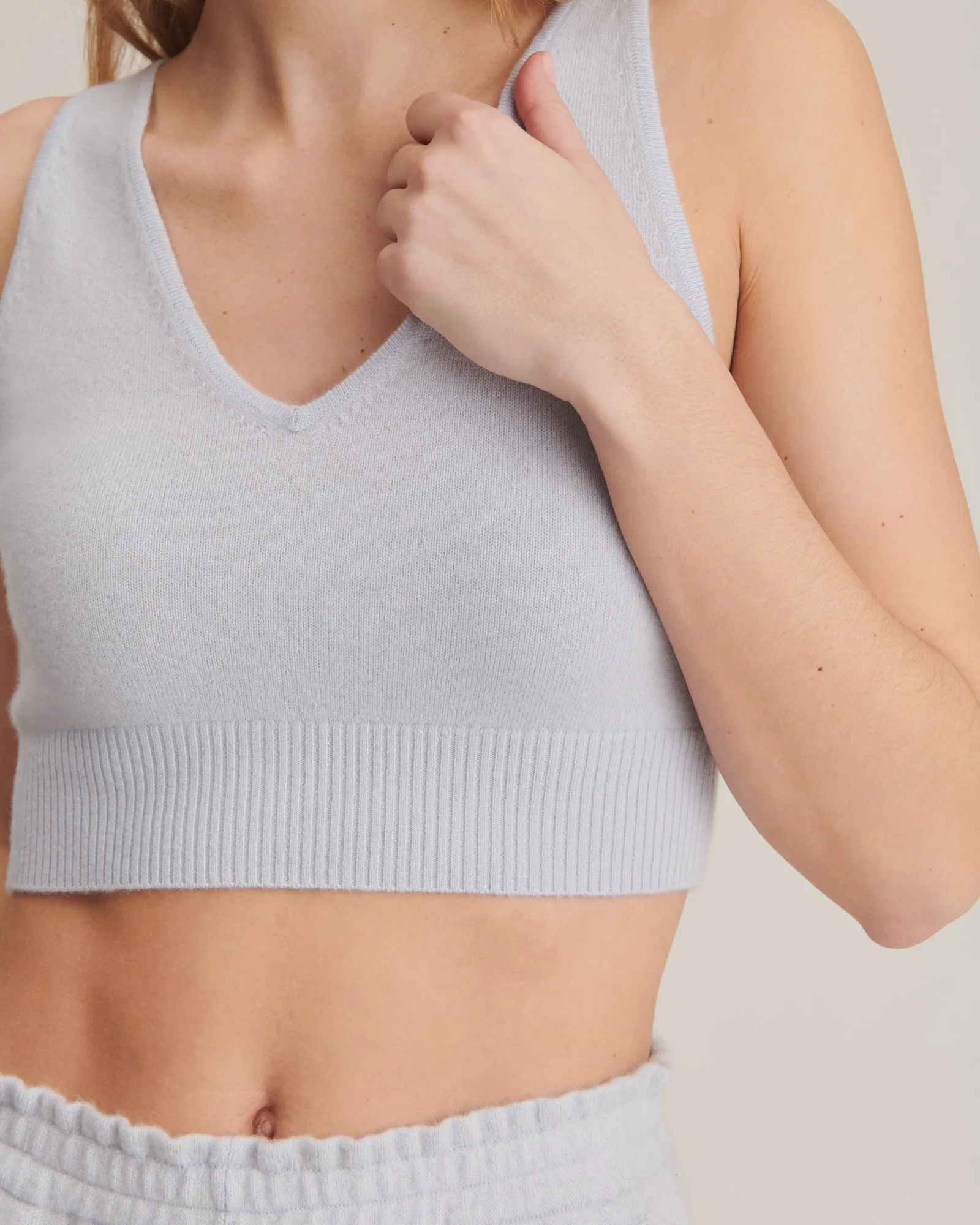 Signature Cashmere Longline Bra Top