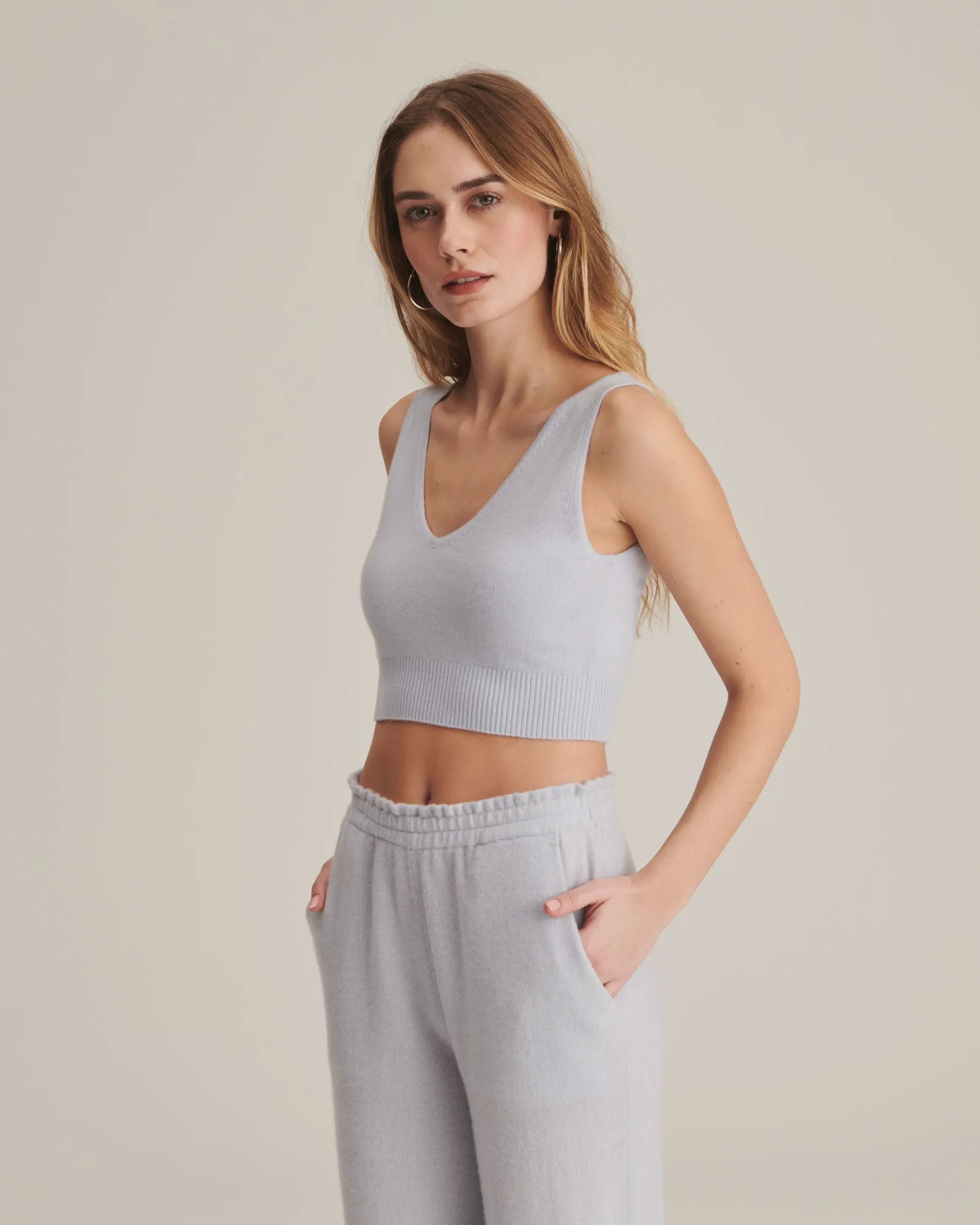 Signature Cashmere Longline Bra Top