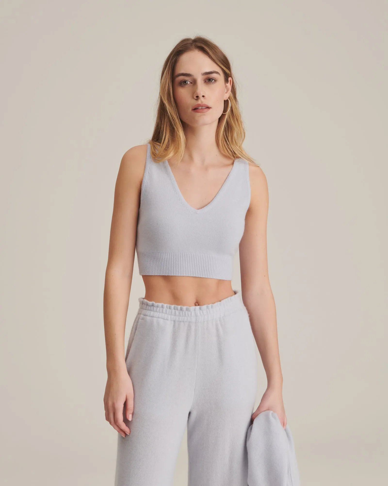 Signature Cashmere Longline Bra Top