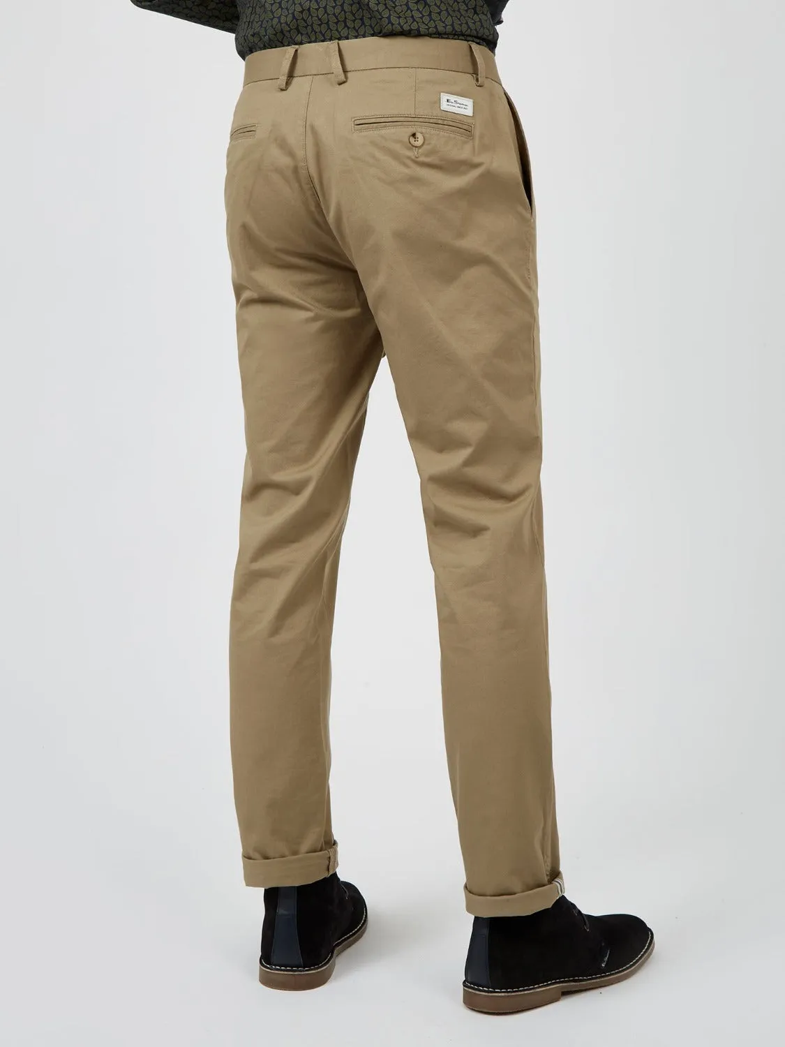 Signature Slim Stretch Chino Pant - Stone