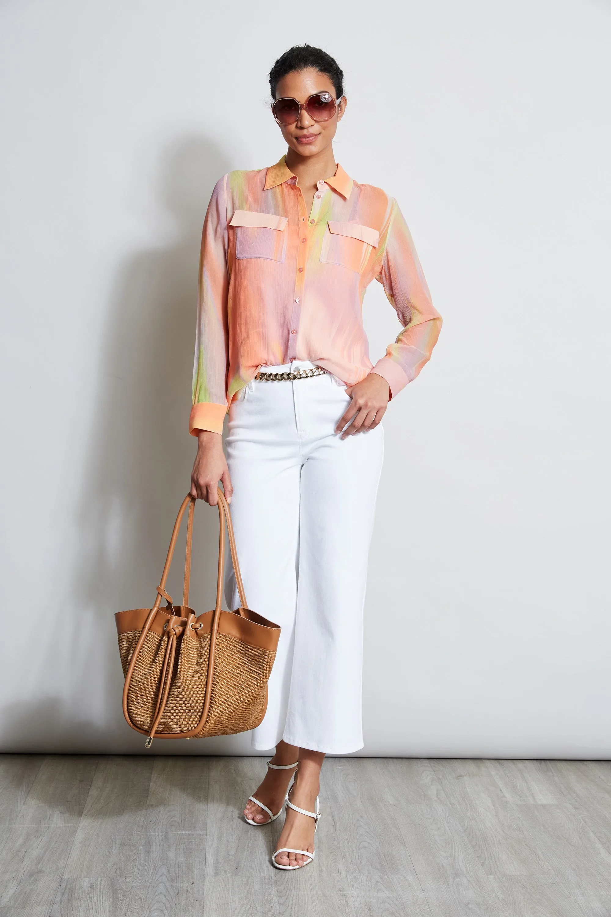 Silk Sunrise Utility Shirt