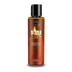 Sizzle Lips Salted Caramel Warming Gel 4.2 fl.oz. Bottle