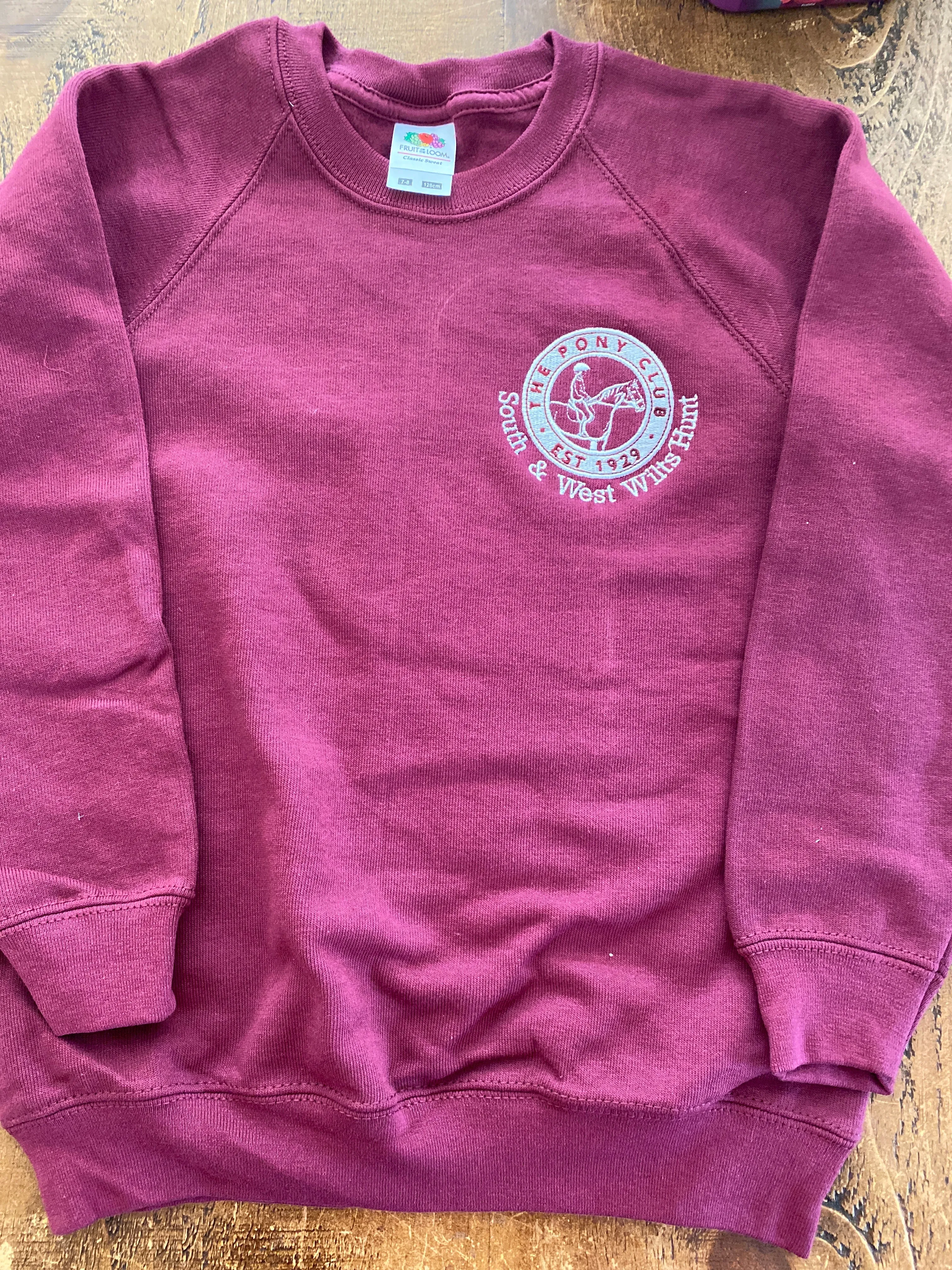 South and West Wilts Hunt Pony Club Sweatshirt