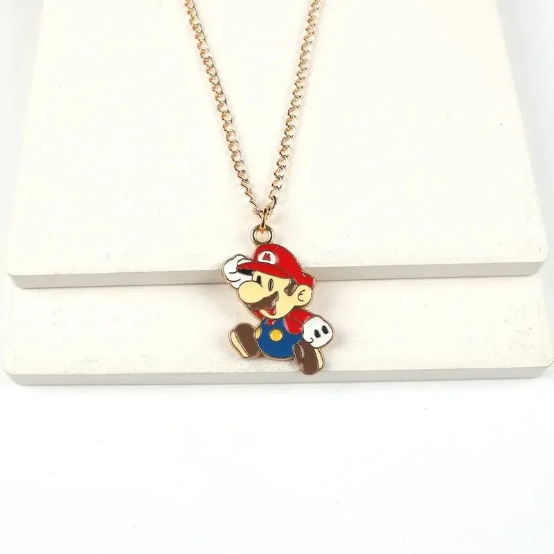 Super Mario Bros Necklace Classic Game