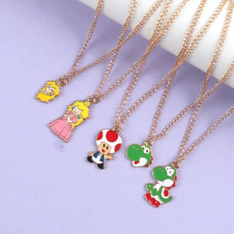 Super Mario Bros Necklace Classic Game