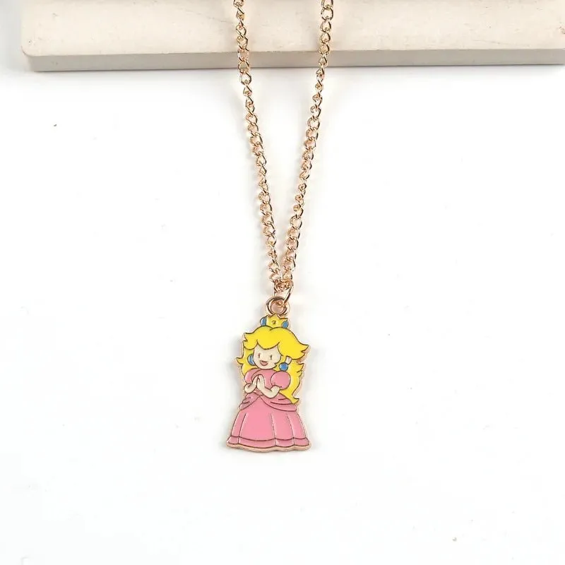 Super Mario Bros Necklace Classic Game