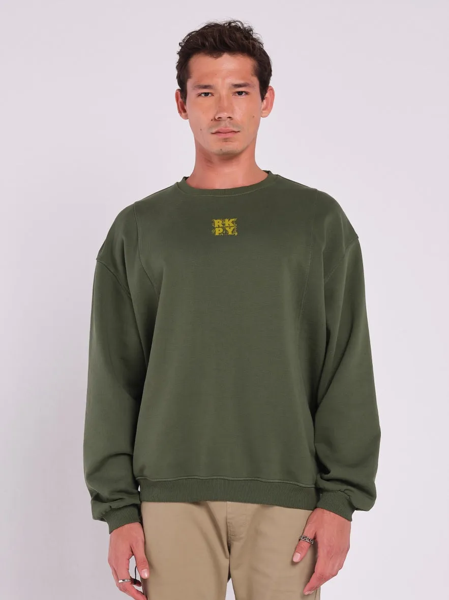 Sweatshirt Unisex in Khaki Callista