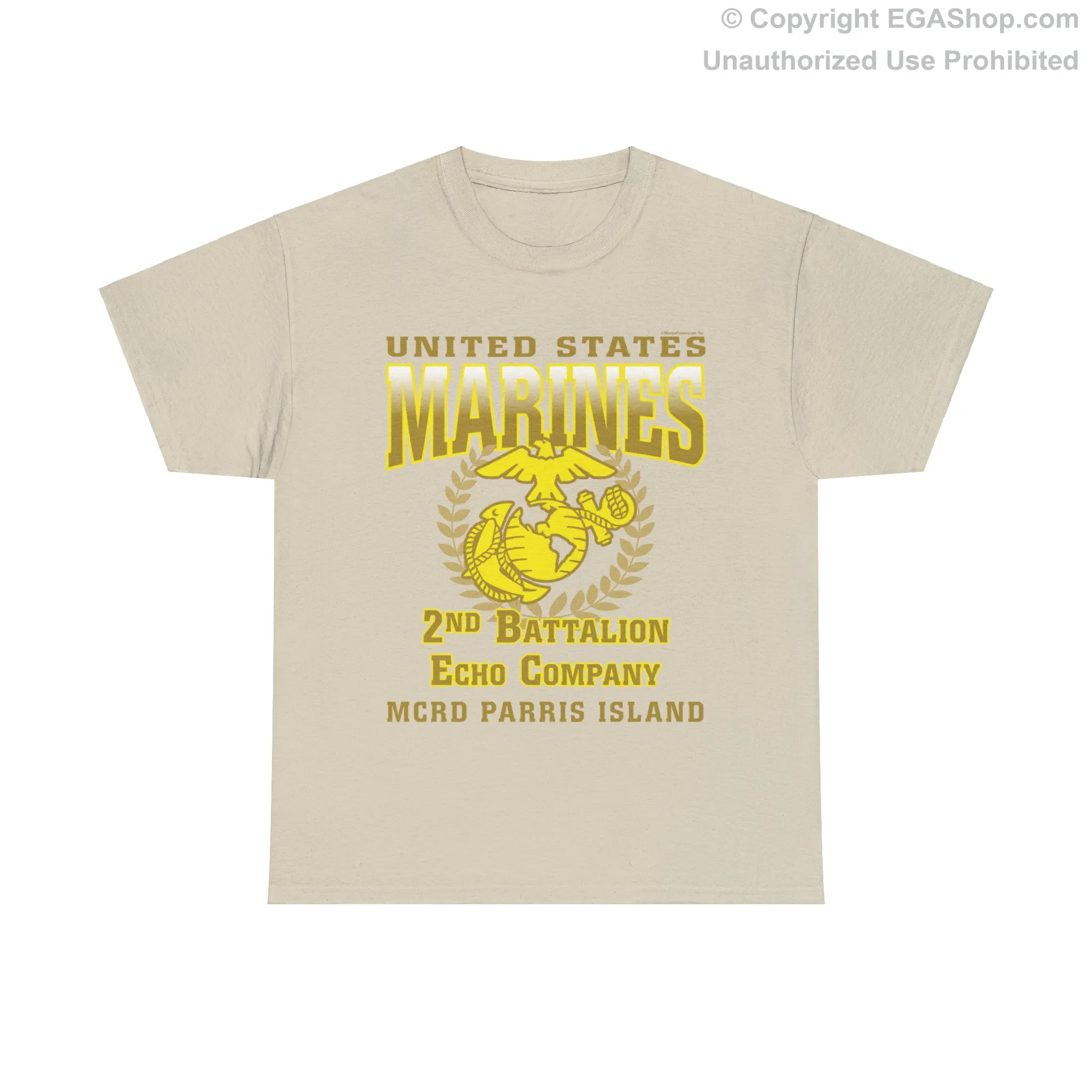 T-Shirt: Echo Co. MCRD Parris Island (EGA   Back Proud Family)