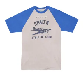 T-shirt Uomo Mr. Hot Dog SPAD'S Blu / Bianco Panna