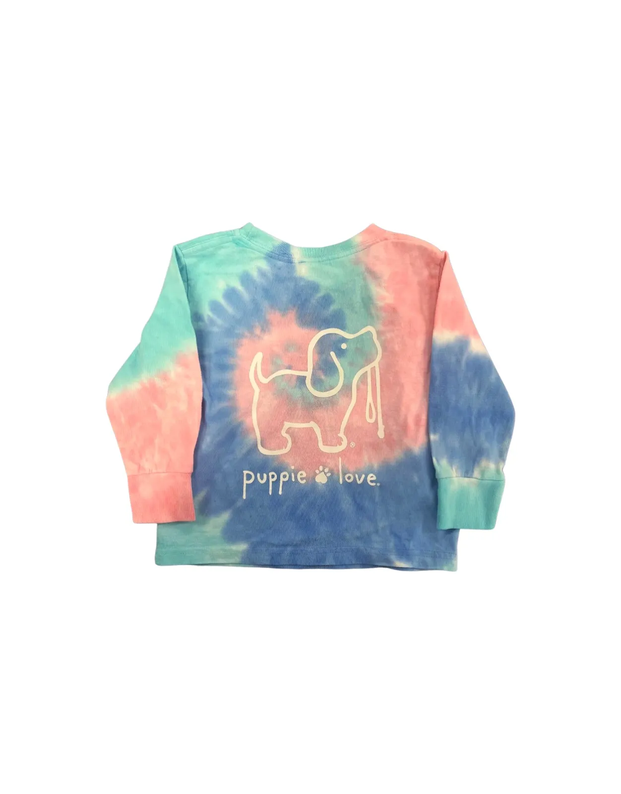 TAFFY TIE DYE PUP, TODDLER LS