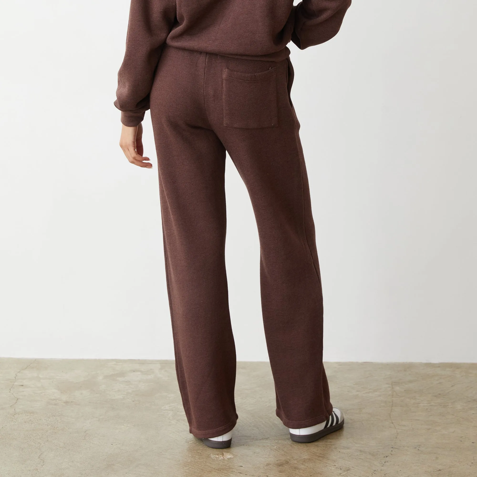 Teddy Fleece Straight Leg Sweat