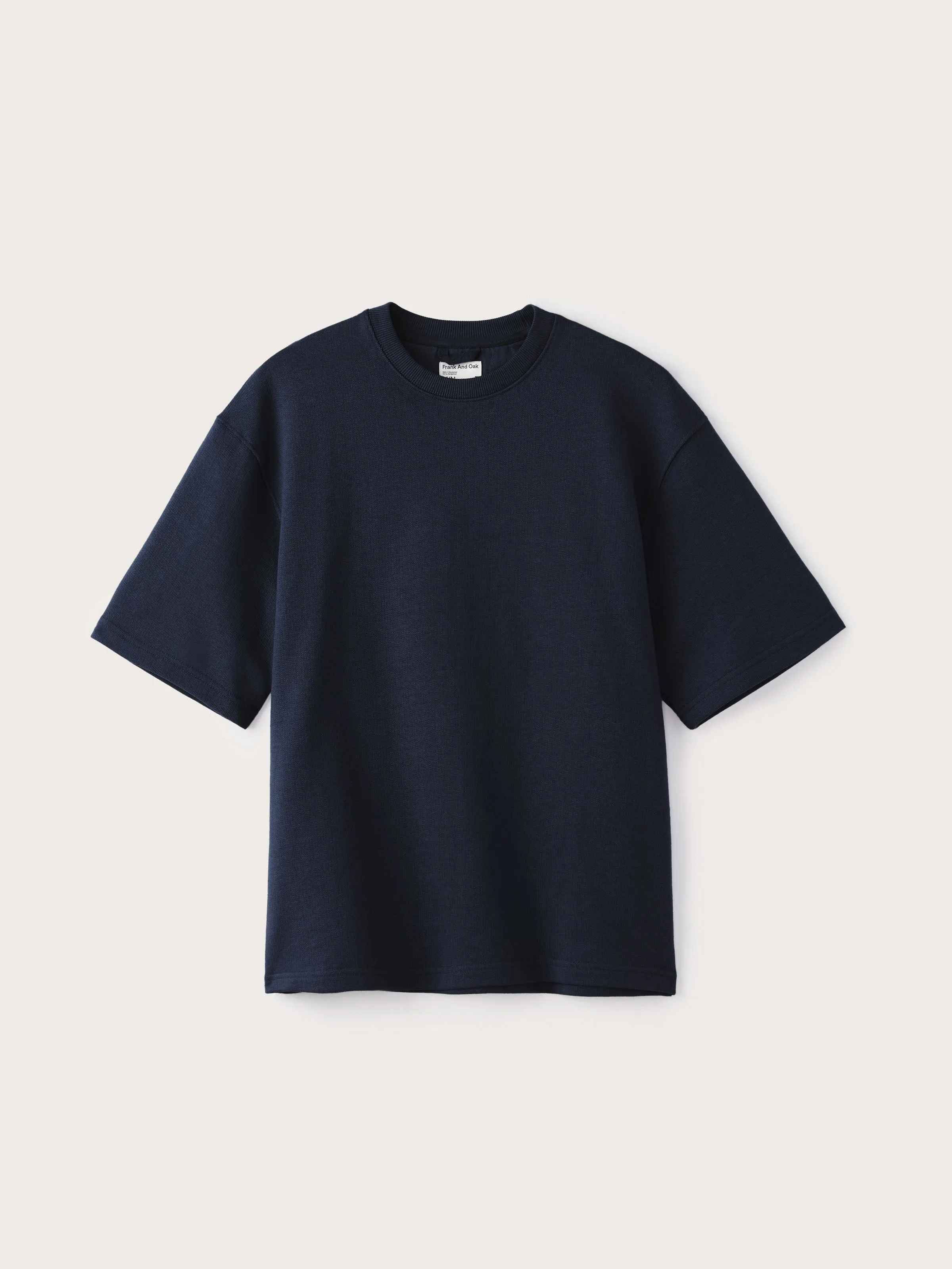 The French Terry T-Shirt in Night Sky Blue