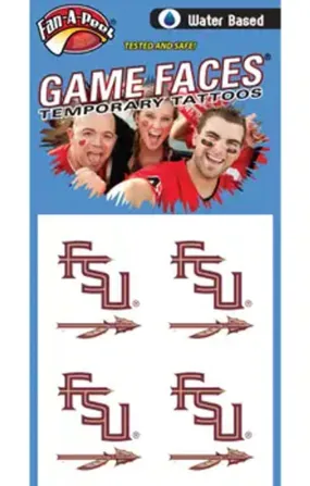 The FSU Spear Temporary Tattoos