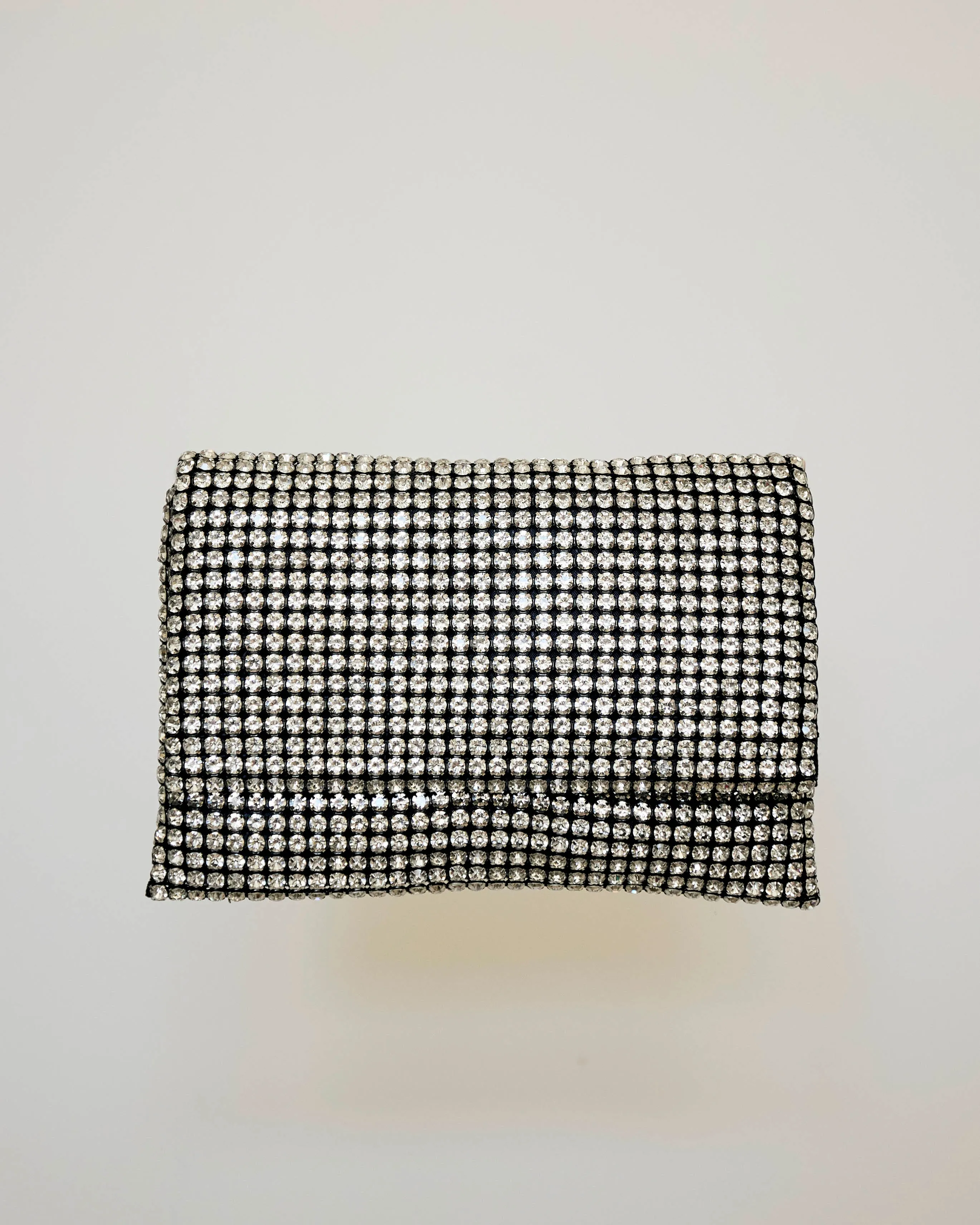 The Metallic Clutch in Silver