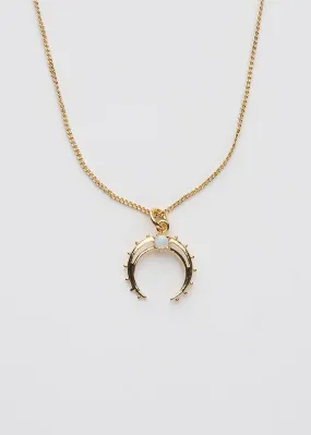 The Opal Moon Necklace