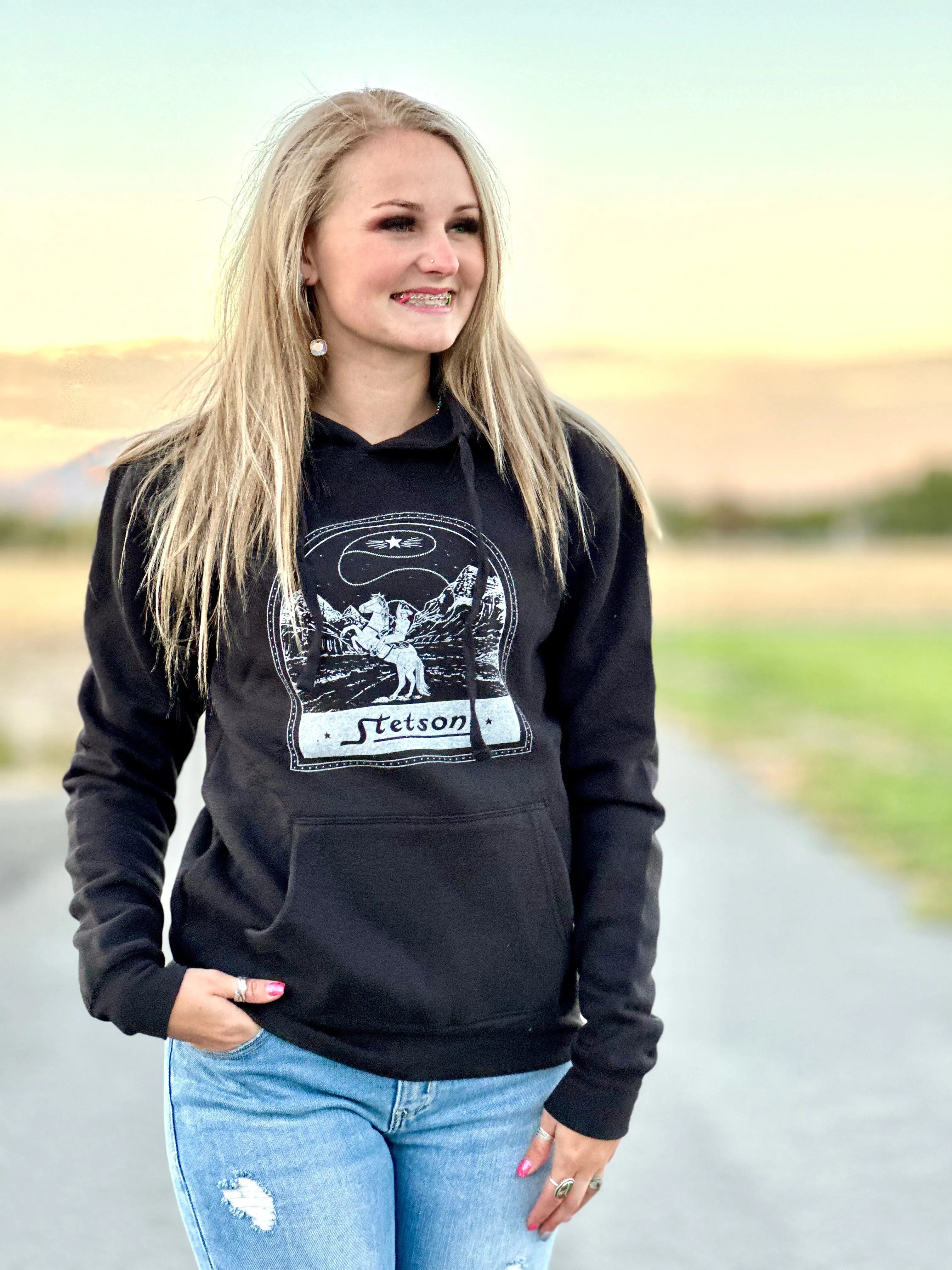 The Stetson Wild  Cowboy Sweatshirt