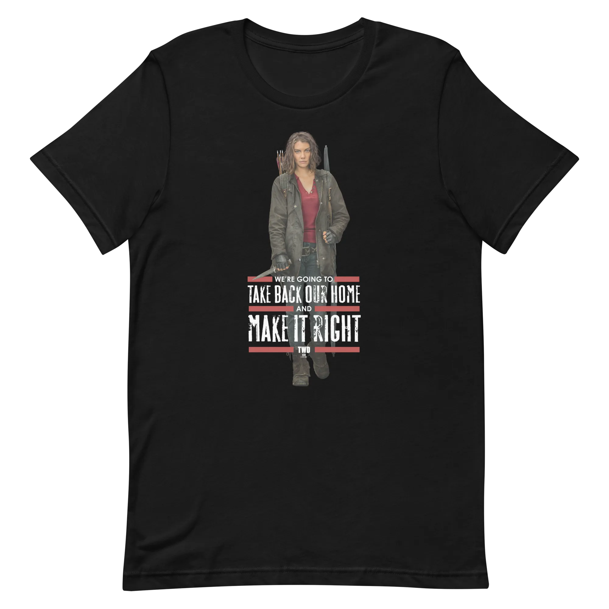 The Walking Dead Maggie Make It Right Adult Short Sleeve T-Shirt