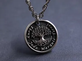 TITANIUM Women's Tree of Life Necklace