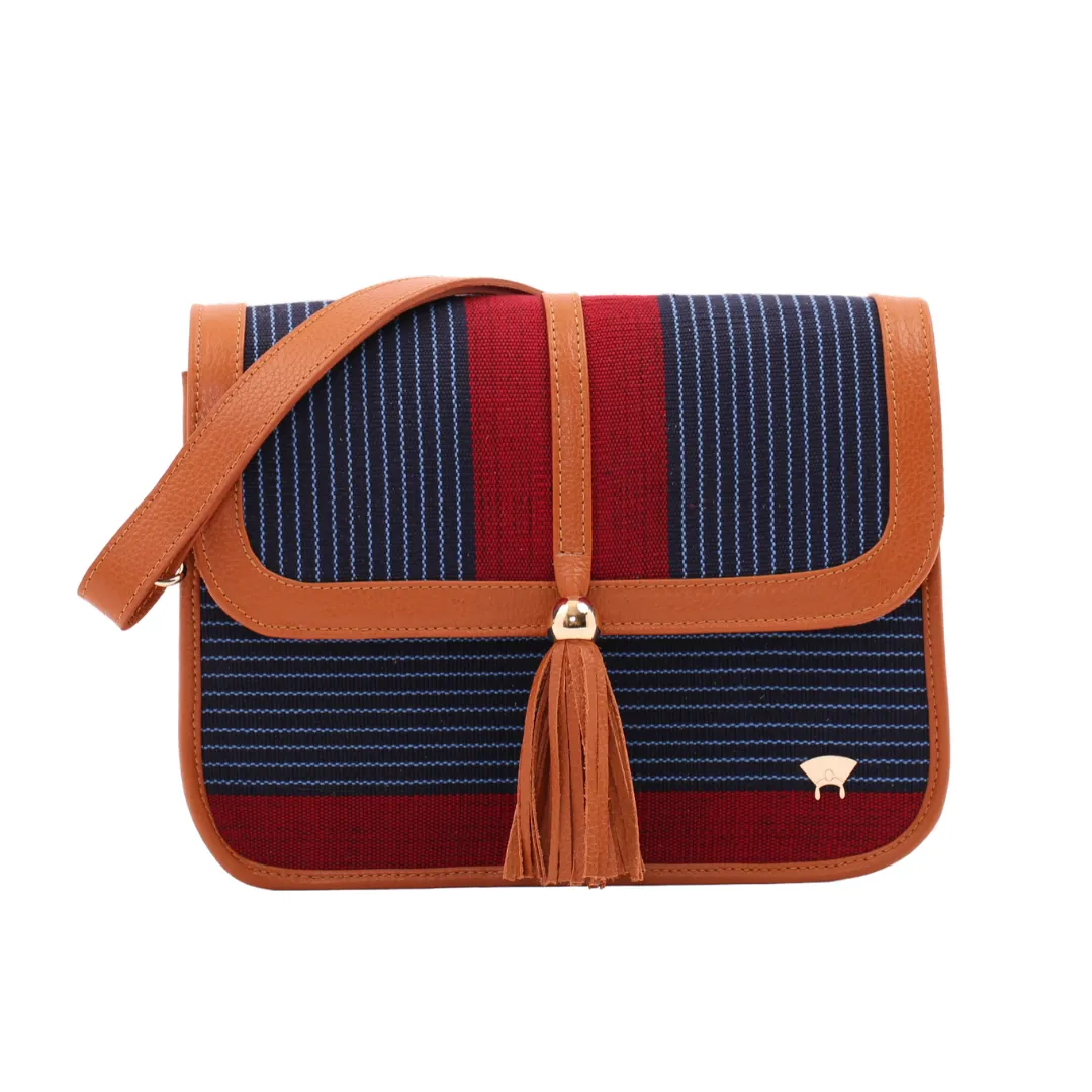 Tola Maiden Shoulder Bag - Red & Blue