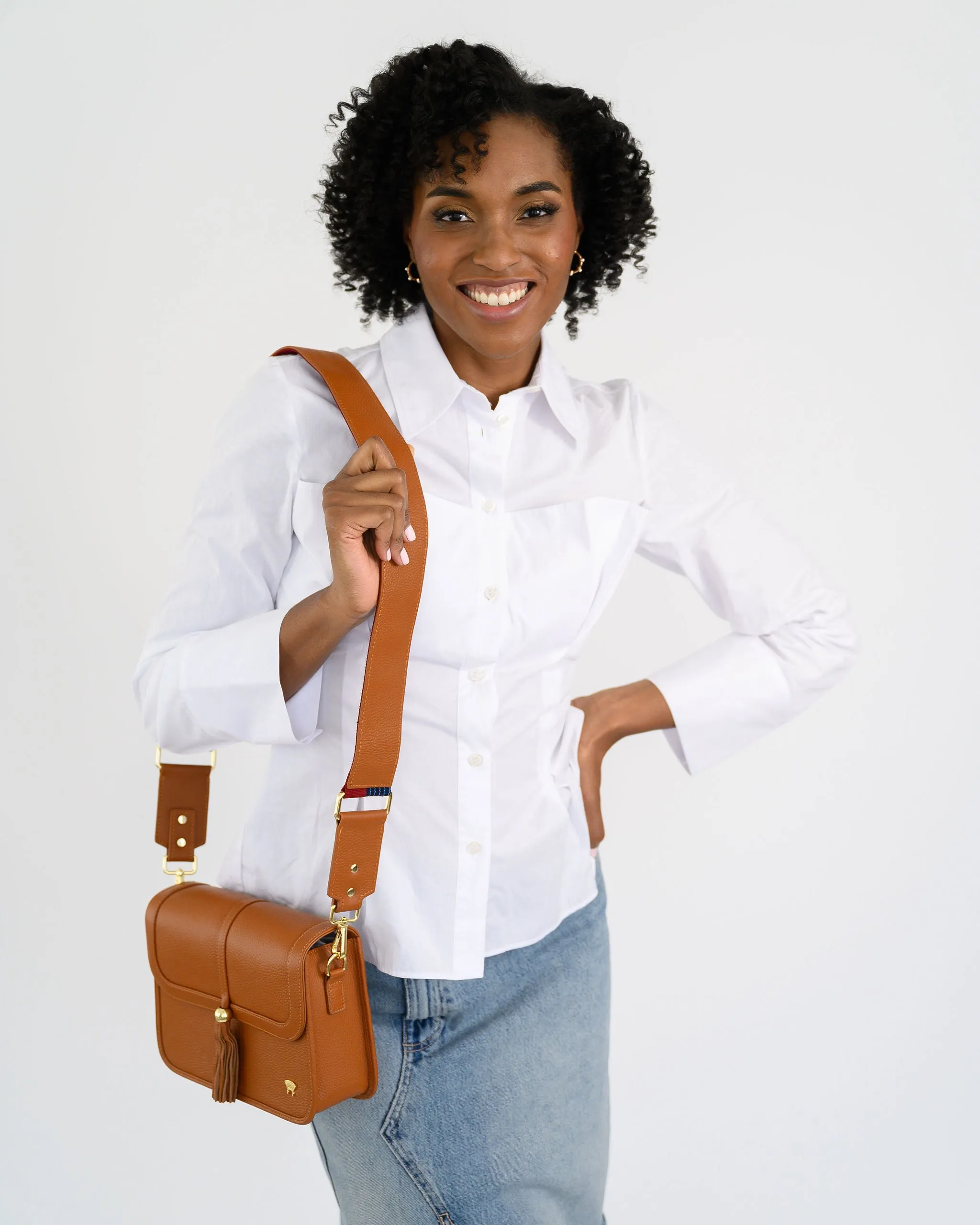 Tola Shoulder Strap - Brown