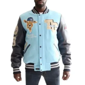 Top Gun "The Goat" Varsity Jacket (Blue/Navy) TGJ2349