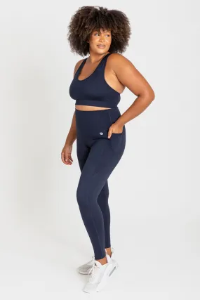 Training Pocket Full Length Tight - Navy