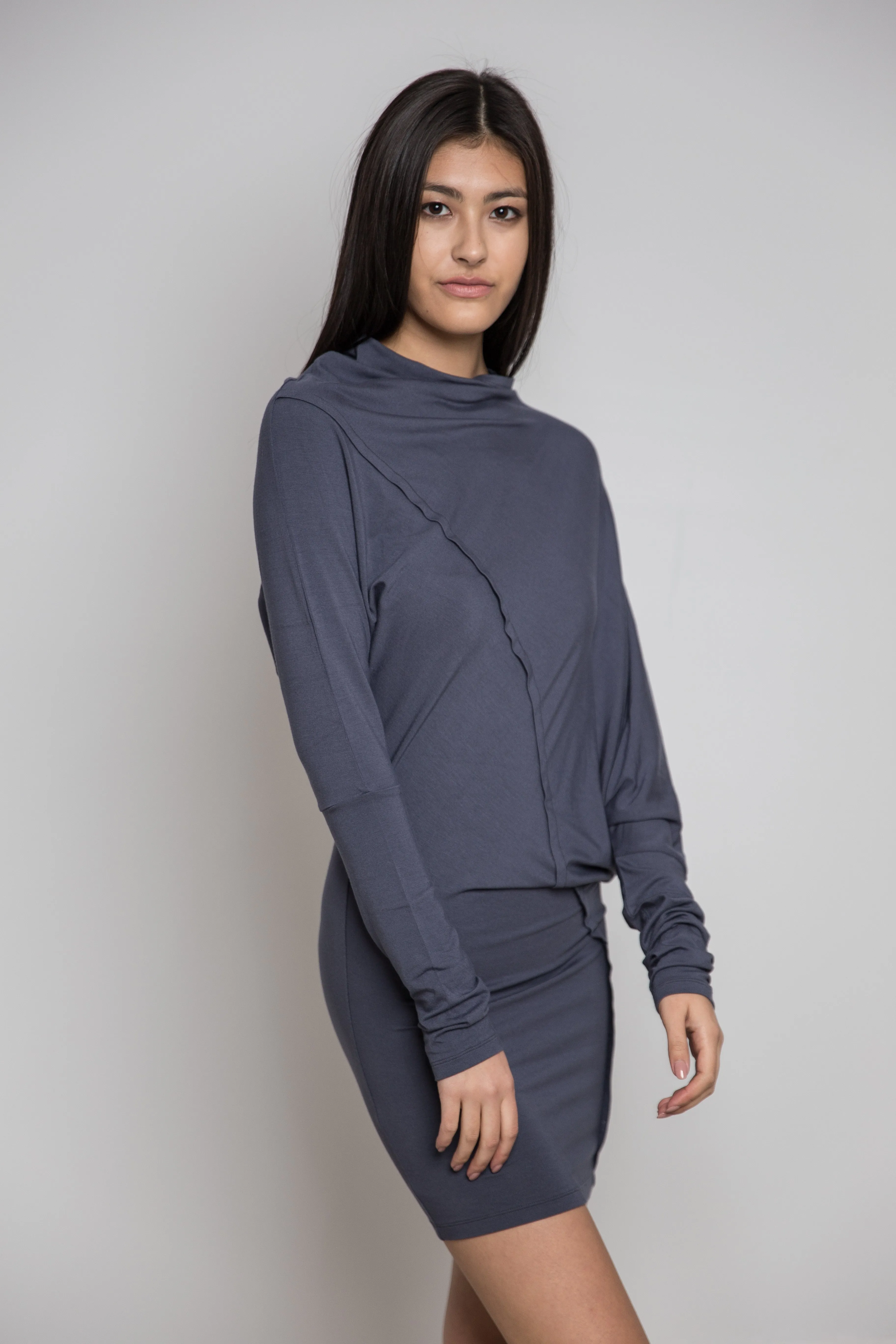 Tunic in Graphite Grey