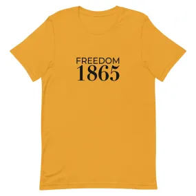 Unisex t-shirt - Classic Freedom 1865 Logo Tee (Black)