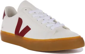 Veja Campo Chromefree In White Red For Men