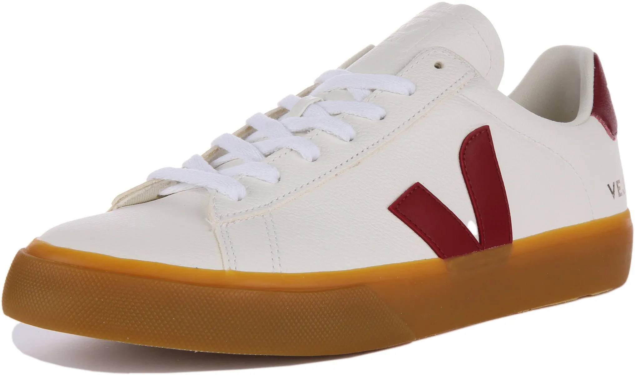 Veja Campo Chromefree In White Red For Men