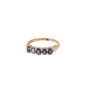 Vintage Iolite Starlit Enigma Ring