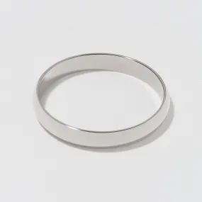 White Gold Classic Wedding Band - Polished 3mm