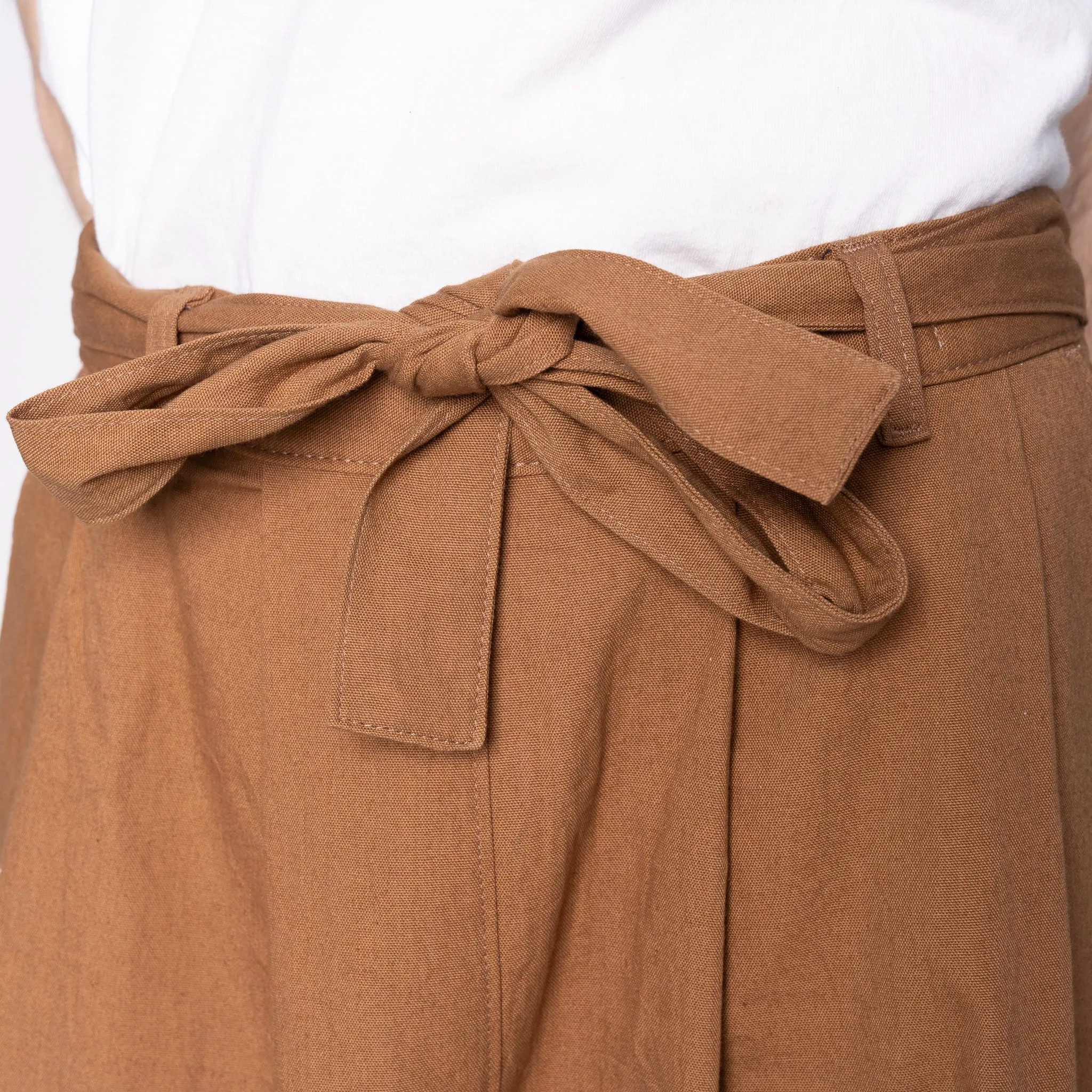 Wide Pant - Camel Rinsed Oxford