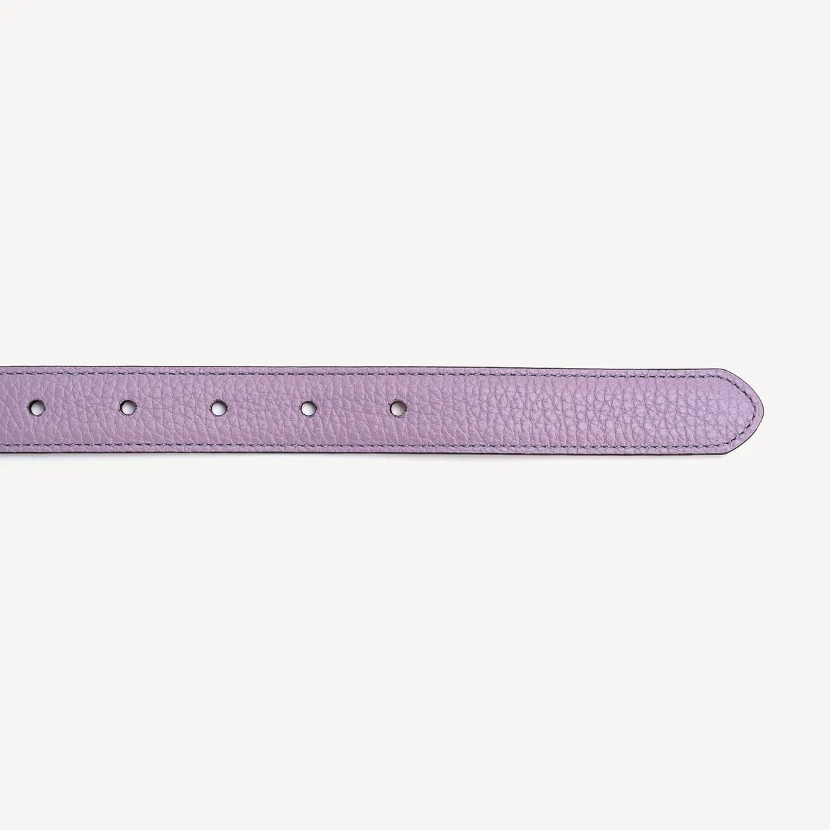 Women's Belt with Round Buckle - Lilac